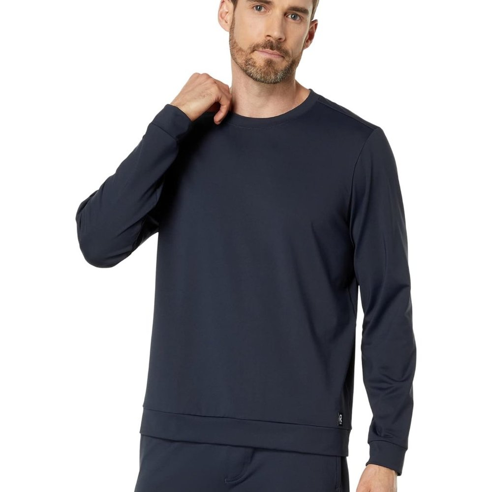 Rhone Essentials Training Crew Neck Navy